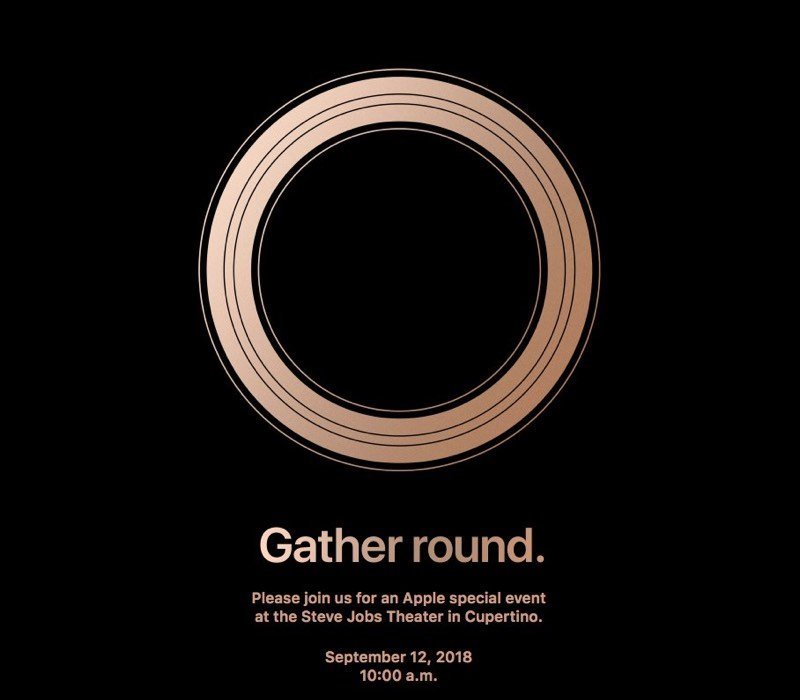 Gather Round: Apple-Event für 12. September 2018 bestätigt 1