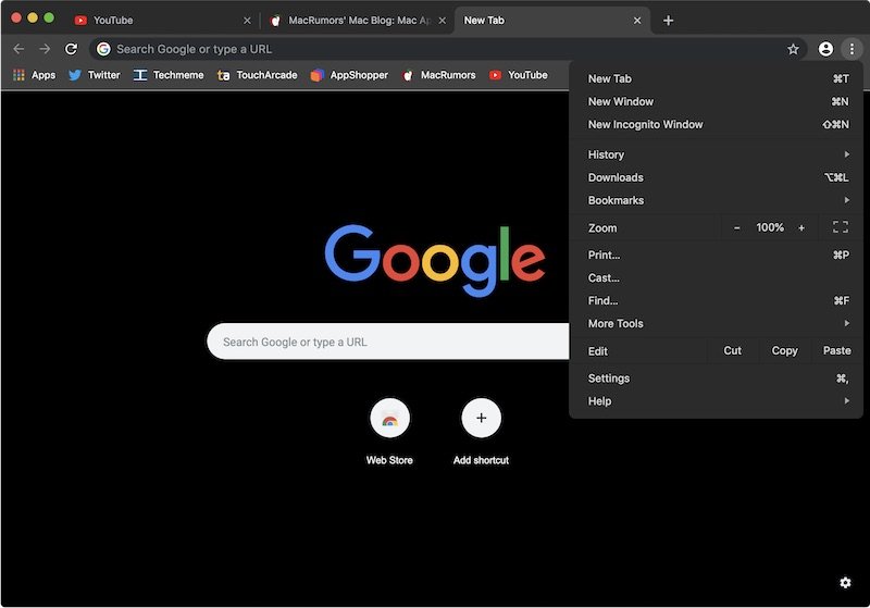 Google Chrome Dark Mode für macOS Mojave kommt Anfang 2019 1