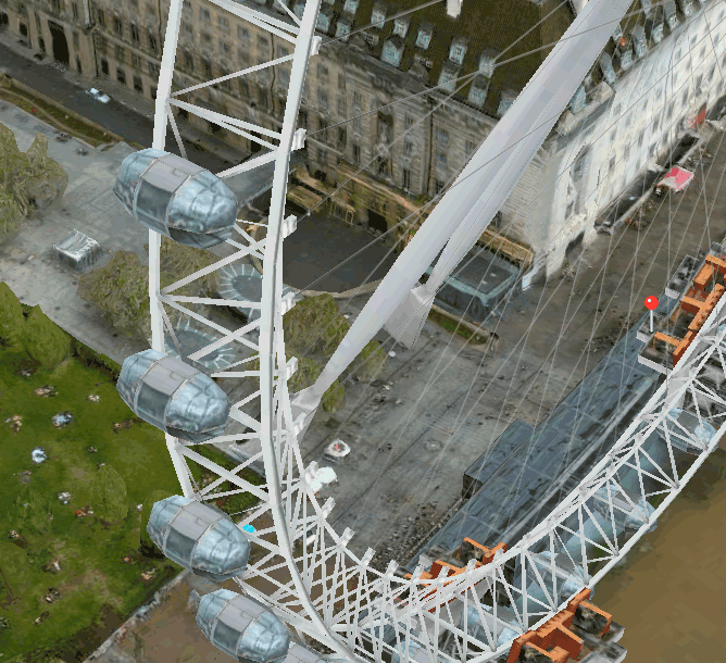 Apple Maps: London Eye Riesenrad bewegt sich im 3D Flyover 2