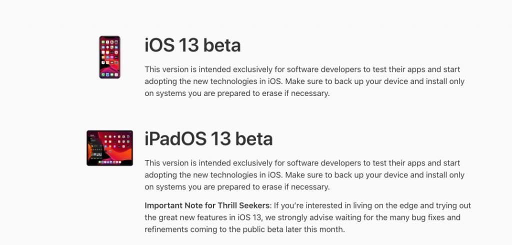 iOS 13 Beta 1 Download & iPadOS 13 Beta verfügbar 2